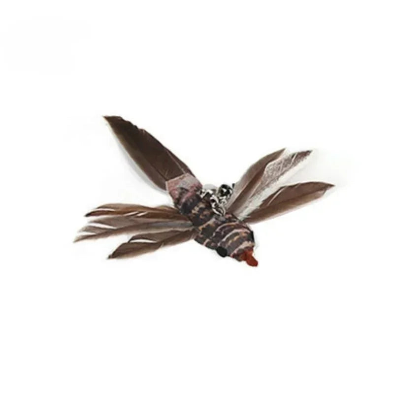 Interactive Cat Toy Funny Simulation Bird Feather