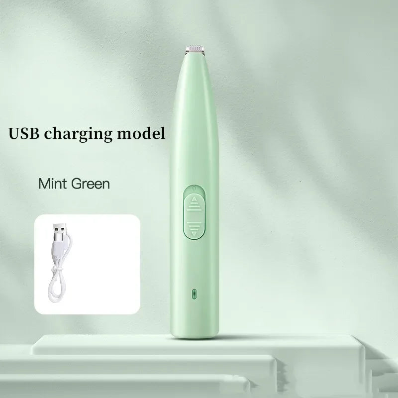 1pc Electric Pet Clippers Cat Dog Quiet Foot Hair Trimmer