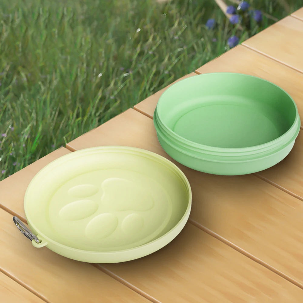 Portable Pet Dog Food Water Container