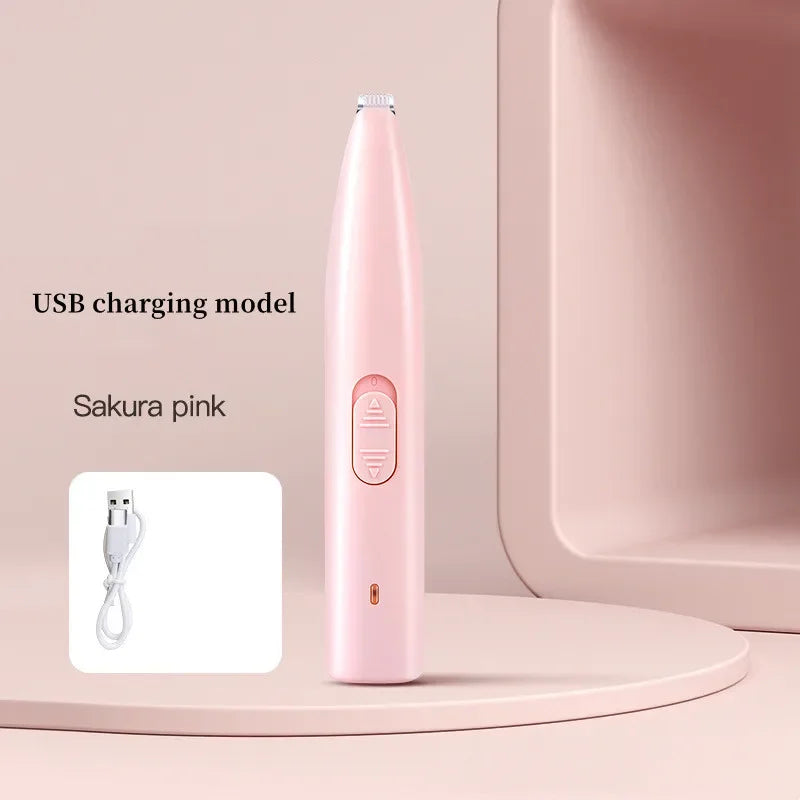1pc Electric Pet Clippers Cat Dog Quiet Foot Hair Trimmer