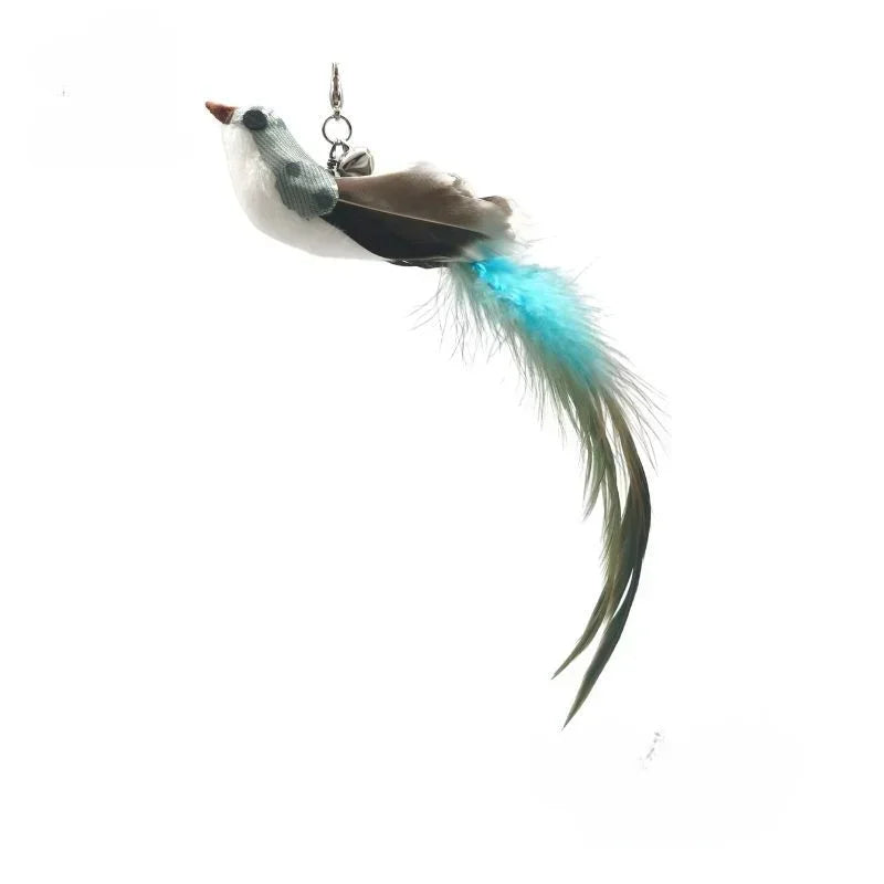 Interactive Cat Toy Funny Simulation Bird Feather