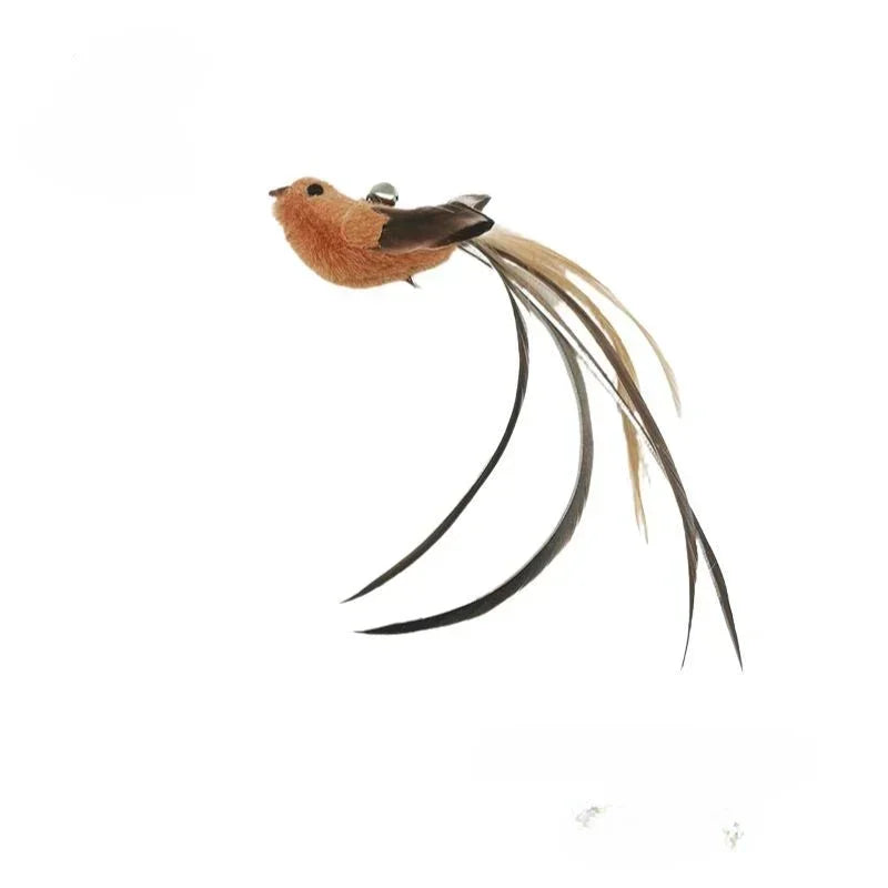 Interactive Cat Toy Funny Simulation Bird Feather