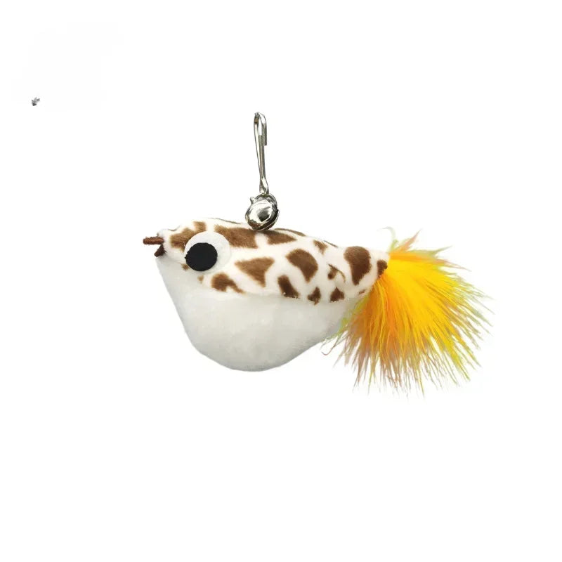 Interactive Cat Toy Funny Simulation Bird Feather