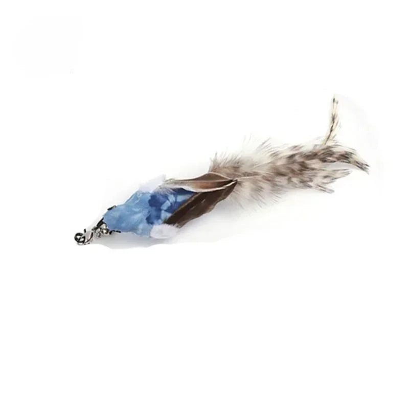 Interactive Cat Toy Funny Simulation Bird Feather
