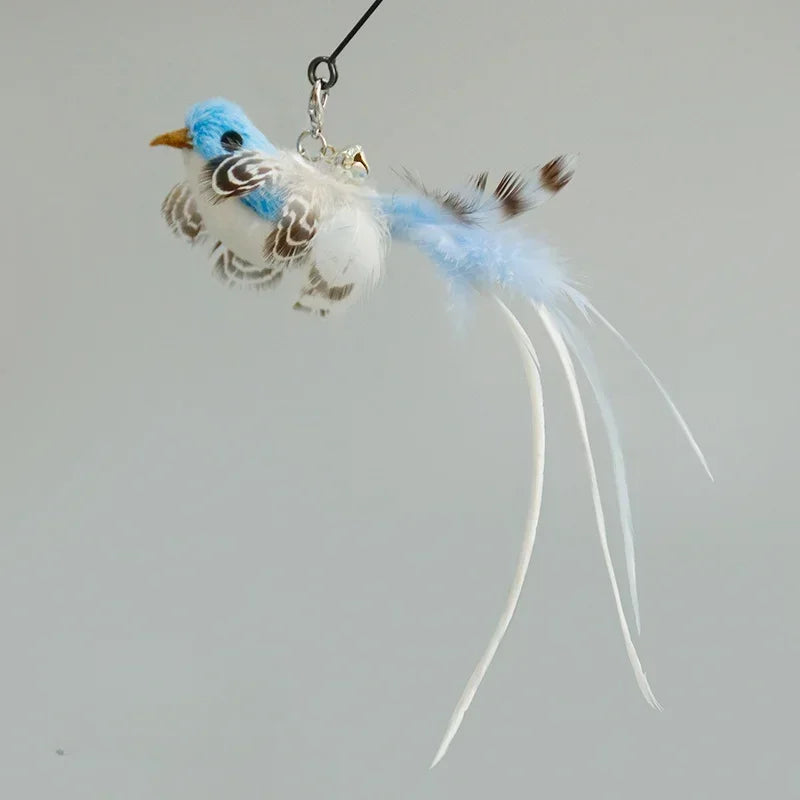 Interactive Cat Toy Funny Simulation Bird Feather
