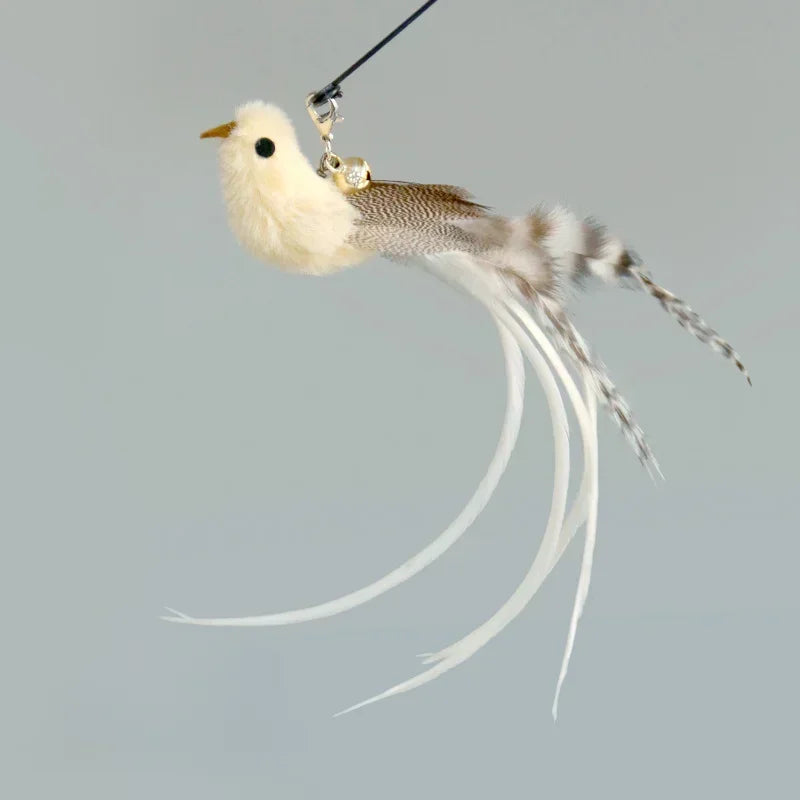 Interactive Cat Toy Funny Simulation Bird Feather