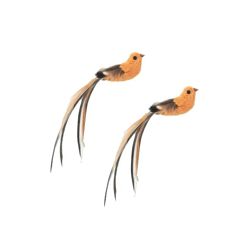 Interactive Cat Toy Funny Simulation Bird Feather