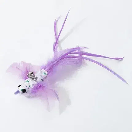 Interactive Cat Toy Funny Simulation Bird Feather