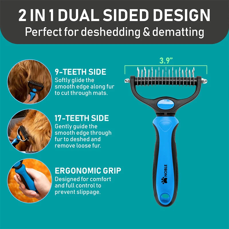 Pet Deshedding Brush Silicone Grooming Gloves
