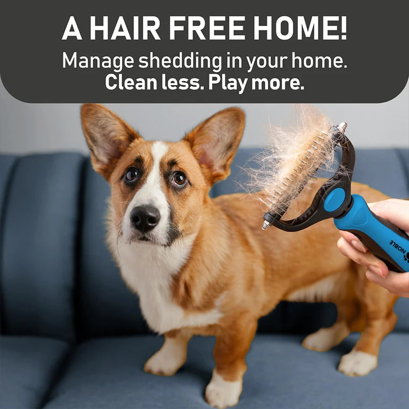 Pet Deshedding Brush Silicone Grooming Gloves
