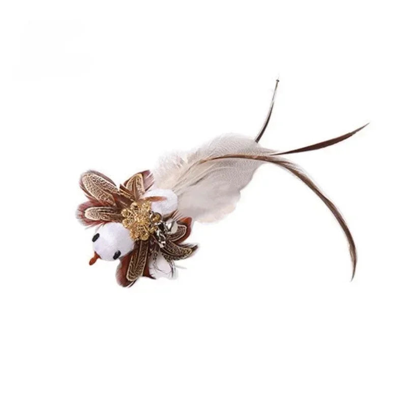Interactive Cat Toy Funny Simulation Bird Feather