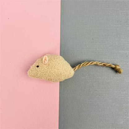 Fun Plush Mouse Cat Toy For Kitten