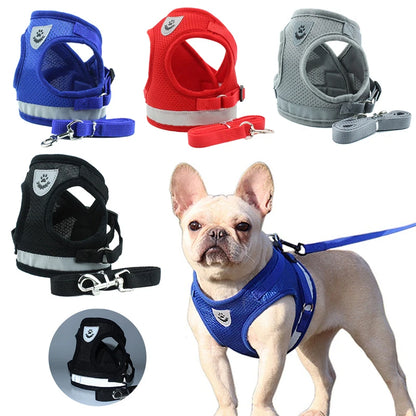 Reflective Cat Harness Breathable Cat Dog Harness