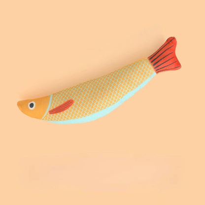 Cat Toy Training Entertainment Fish Plush Stuffed