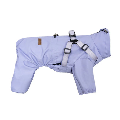 Dog Raincoat with Harness Waterproof