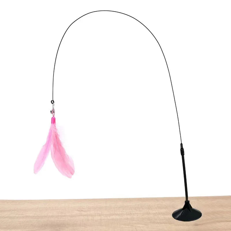 Cats Toys Feathers Wand Interactive Toy Kitten