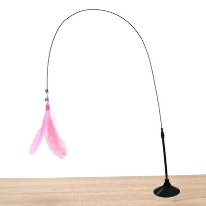 Cats Toys Feathers Wand Interactive Toy Kitten