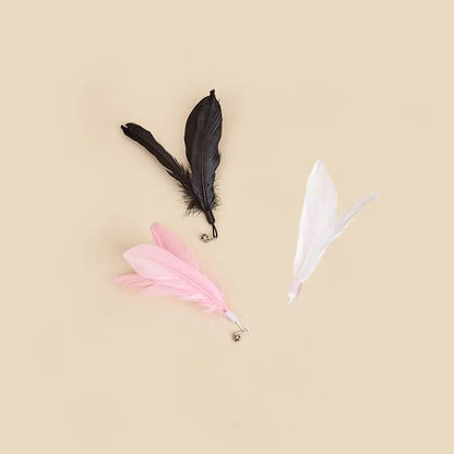 Cats Toys Feathers Wand Interactive Toy Kitten