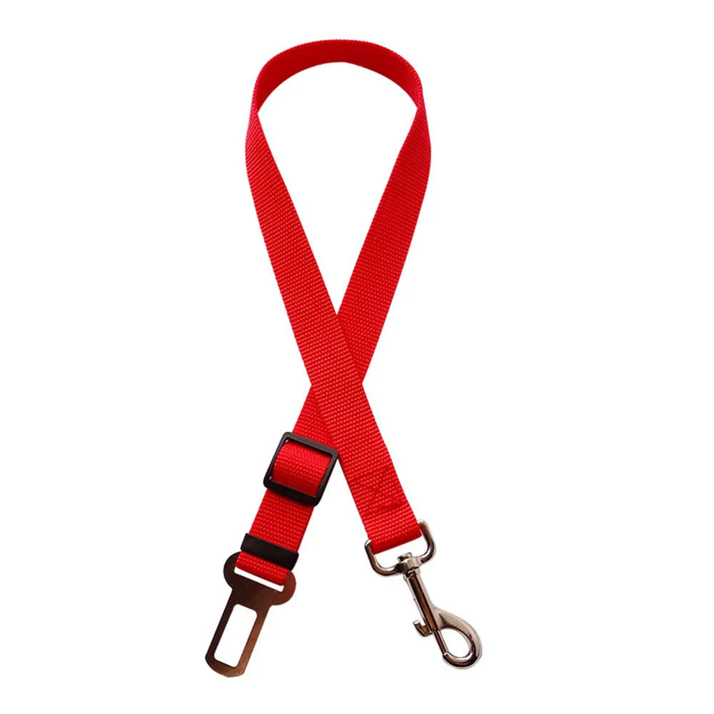 Adjustable Dog Car Seat Belt Harness Leash