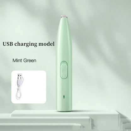 1pc Electric Pet Clippers Cat Dog Quiet Foot Hair Trimmer