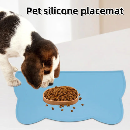 Silicone Pet Feeding Dog Cat Bowl Food Mat