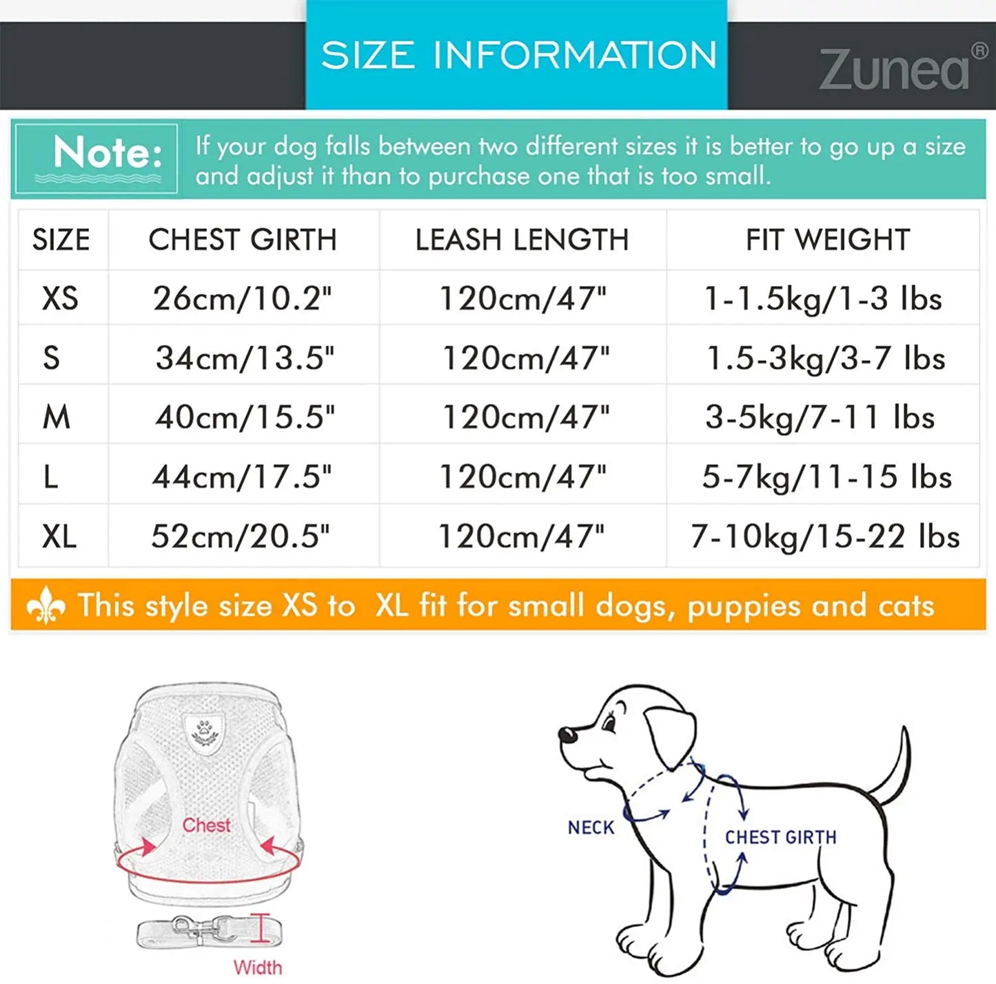 Reflective Cat Harness Breathable Cat Dog Harness