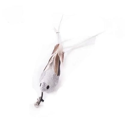 Interactive Cat Toy Funny Simulation Bird Feather
