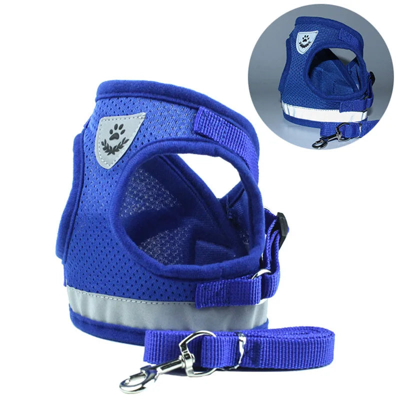 Reflective Cat Harness Breathable Cat Dog Harness