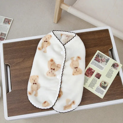 Pet Plush Jumpsuit Autumn Winter Dog Clothes