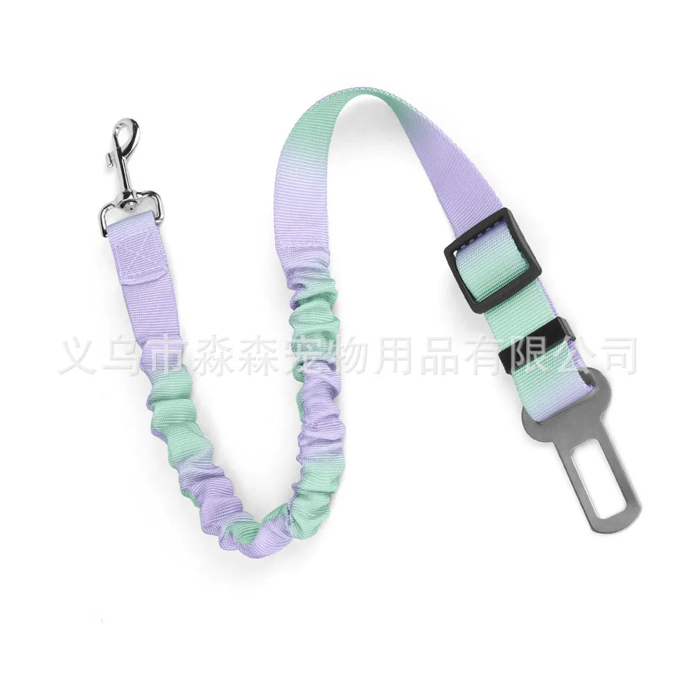 Adjustable Dog Car Seat Belt Harness Leash