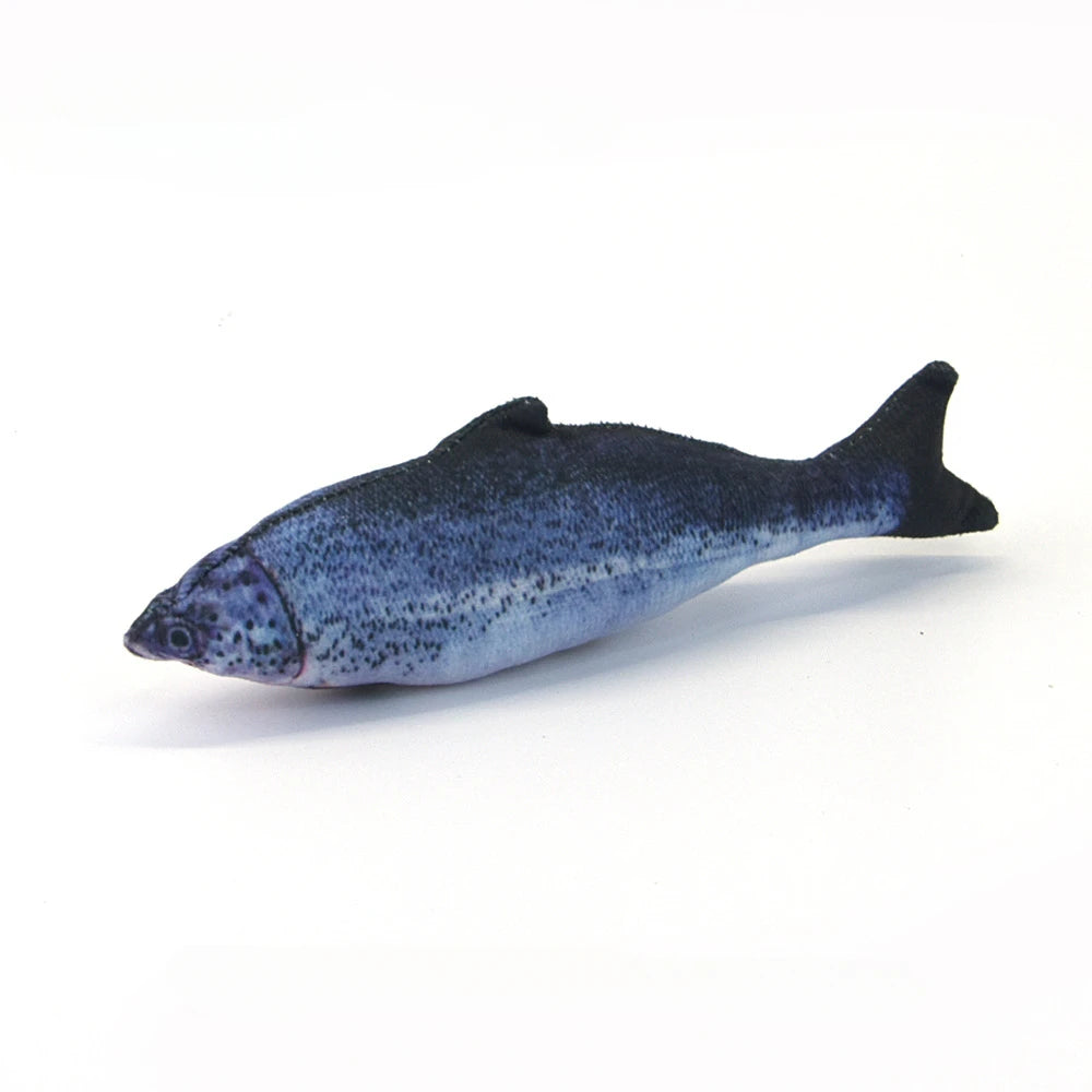 Cat Toy Training Entertainment Fish Plush Stuffed
