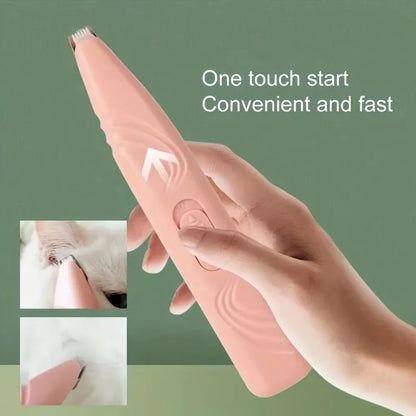 1pc Electric Pet Clippers Cat Dog Quiet Foot Hair Trimmer