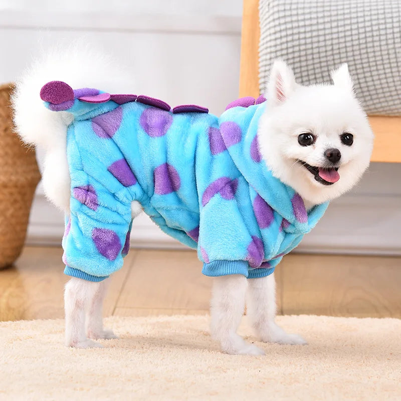 Pet circle, dogs, cats, clothes with plush insulation