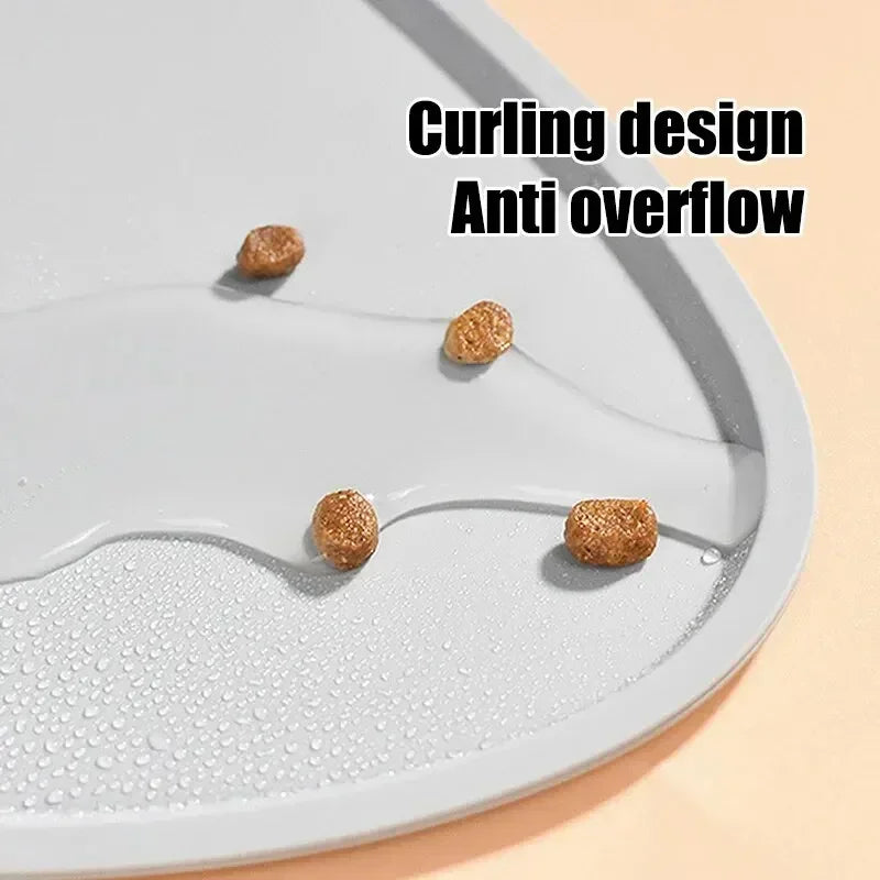 Silicone Pet Feeding Dog Cat Bowl Food Mat
