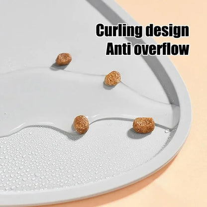 Silicone Pet Feeding Dog Cat Bowl Food Mat