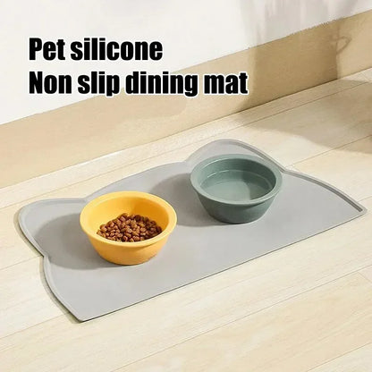 Silicone Pet Feeding Dog Cat Bowl Food Mat