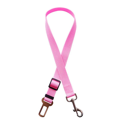 Adjustable Dog Car Seat Belt Harness Leash