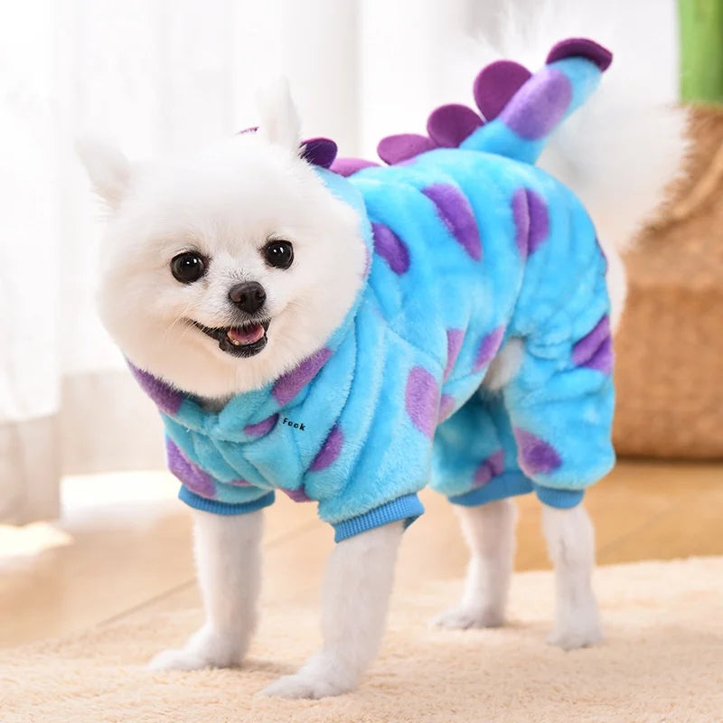 Pet circle, dogs, cats, clothes with plush insulation