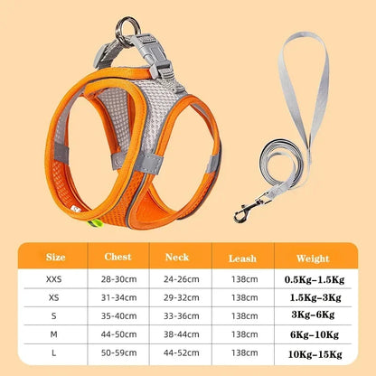 Adjustable Puppy Cat Harness