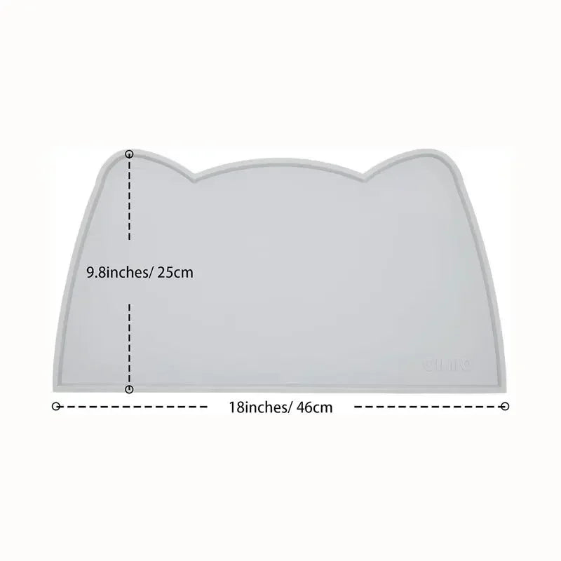 Silicone Pet Feeding Dog Cat Bowl Food Mat
