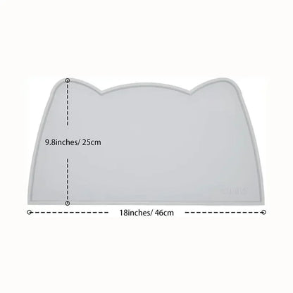 Silicone Pet Feeding Dog Cat Bowl Food Mat