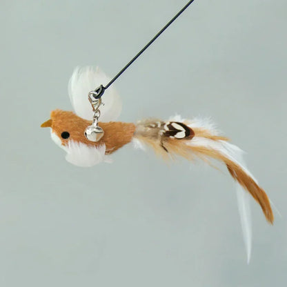 Interactive Cat Toy Funny Simulation Bird Feather
