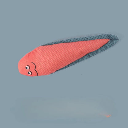 Cat Toy Training Entertainment Fish Plush Stuffed