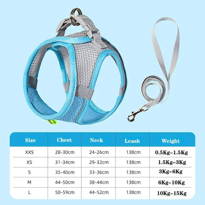Adjustable Puppy Cat Harness