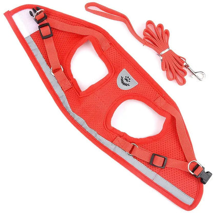 Reflective Cat Harness Breathable Cat Dog Harness