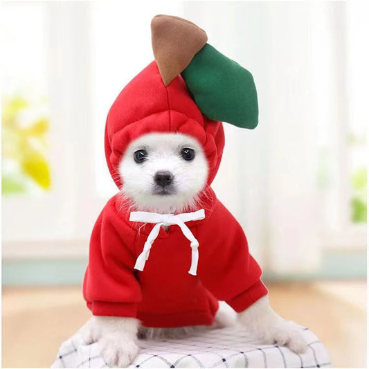 Cute Dog Hoodie Pet Fruit Clothes