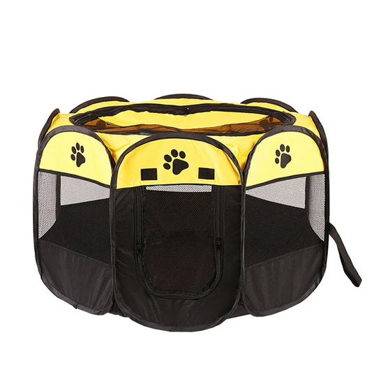 Foldable cats, dog tents claw-resistant