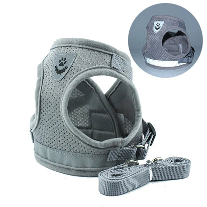 Reflective Cat Harness Breathable Cat Dog Harness