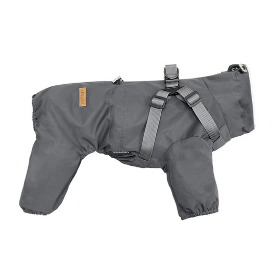 Dog Raincoat with Harness Waterproof