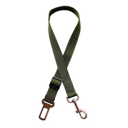 Adjustable Dog Car Seat Belt Harness Leash